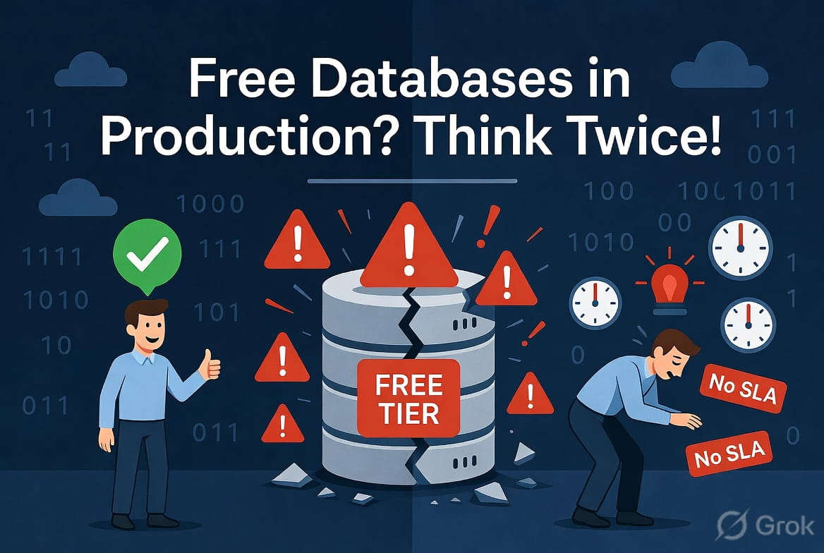 How Not to Use Free Online Databases in Production